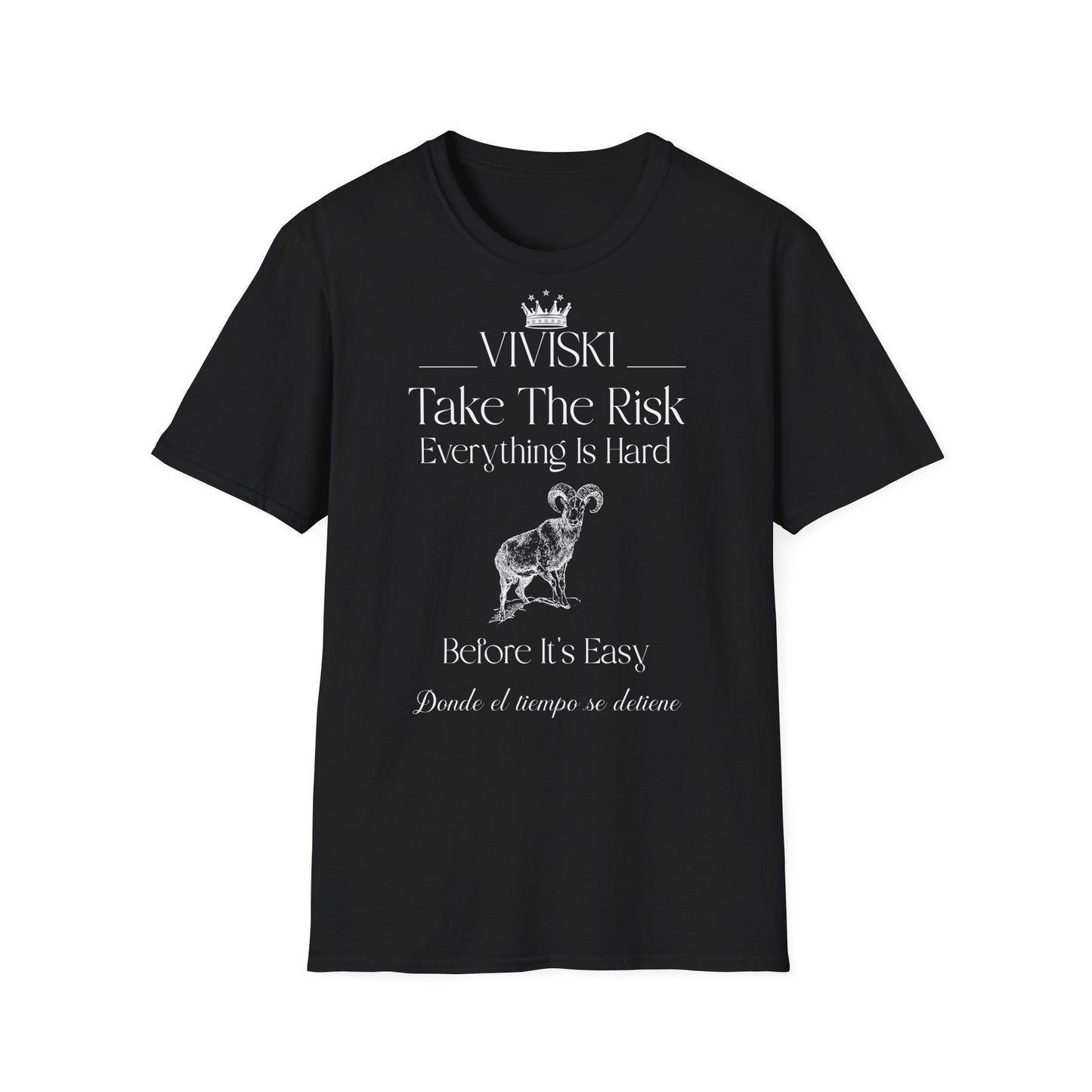 VIVISKI -T-Shirt - 'Take The Risk' Design