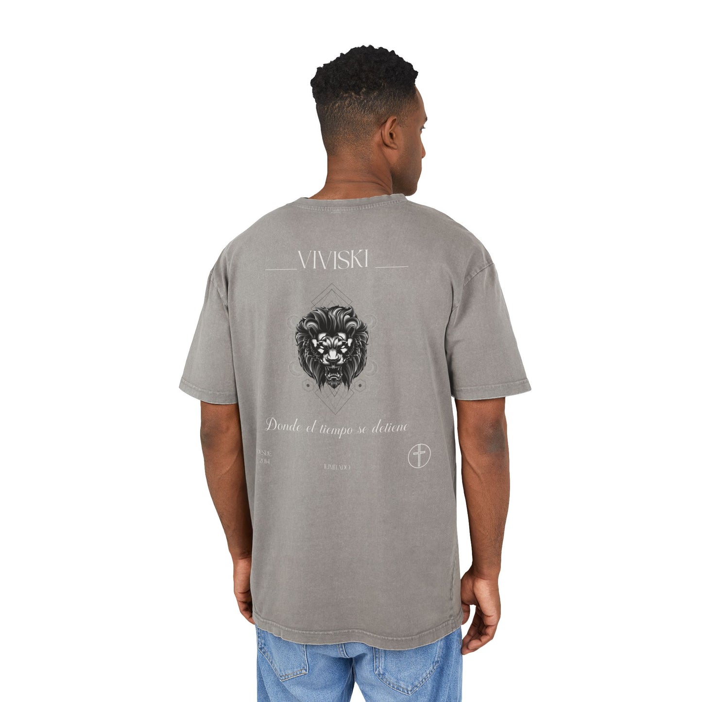 Viviski-Men's Oversize Tee - VIVISKI  Casual Style