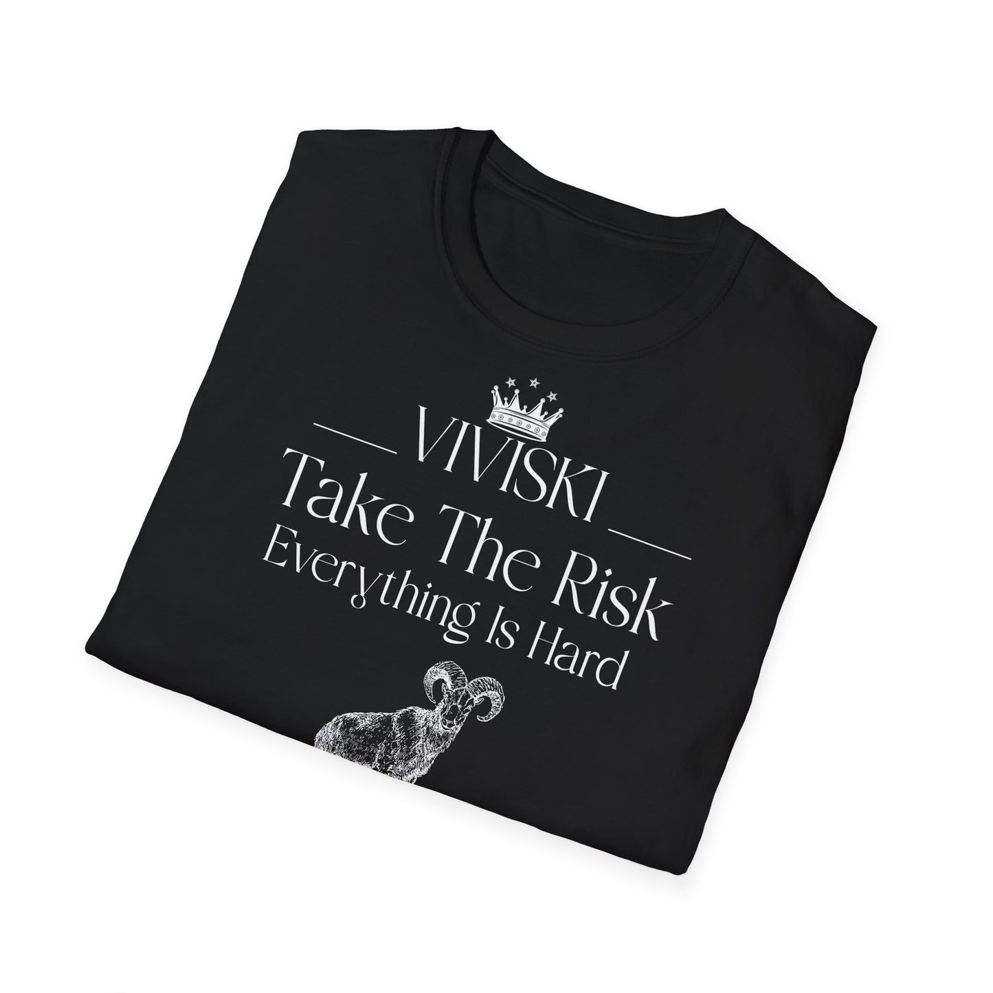 VIVISKI -T-Shirt - 'Take The Risk' Design