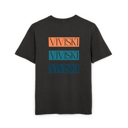 VIVISKI-Men's Oversize Tee - Retro VIVISKI