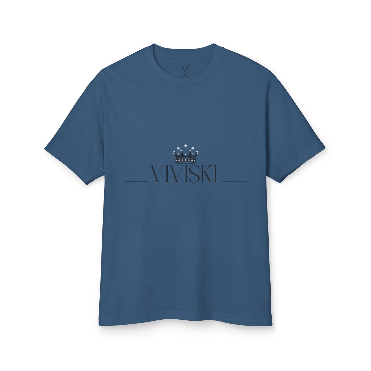 VIVISKI-Heavyweight Cotton-Inspired Rose Tee