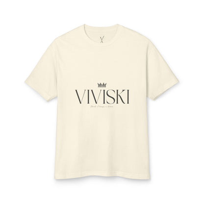 VIVISKI-Garment-Dyed Heavyweight Cotton- Turtle Tee