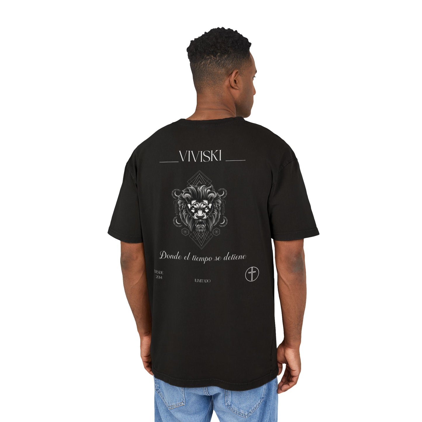 Viviski-Men's Oversize Tee - VIVISKI  Casual Style